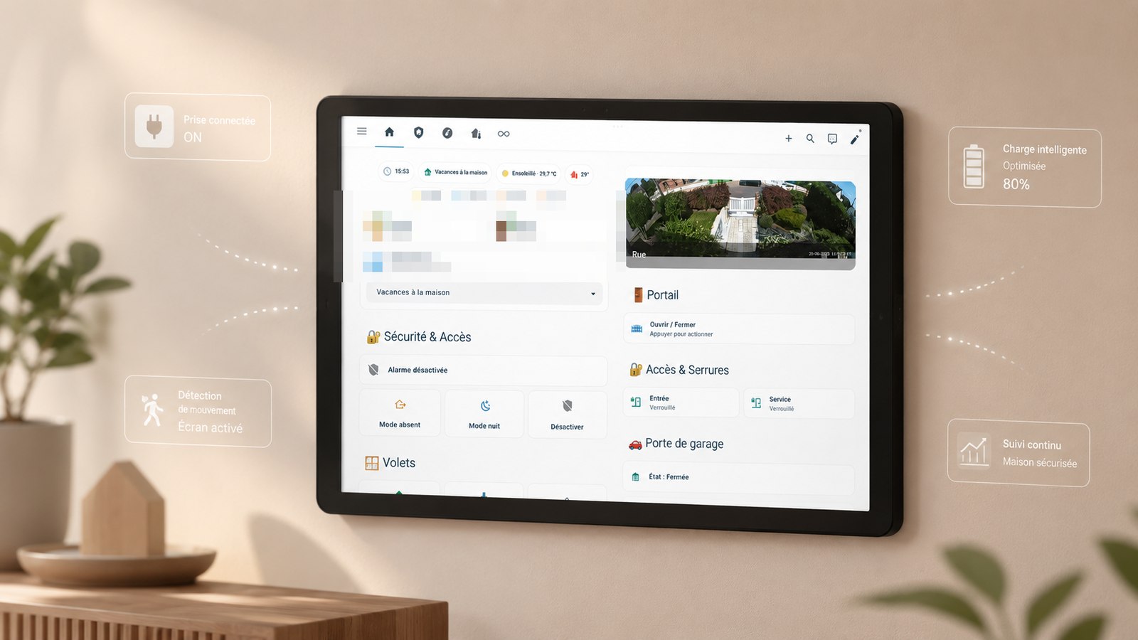 Illustration de Tablette murale Home Assistant : mon installation complète